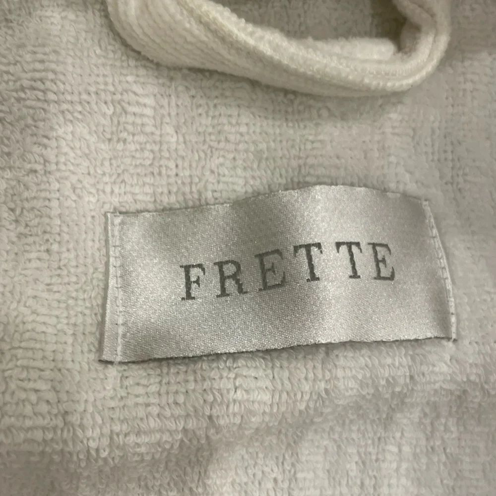 FRETTE Women’s White Cotton Luxury Bathrobe XL Imported - Picture 9 of 11